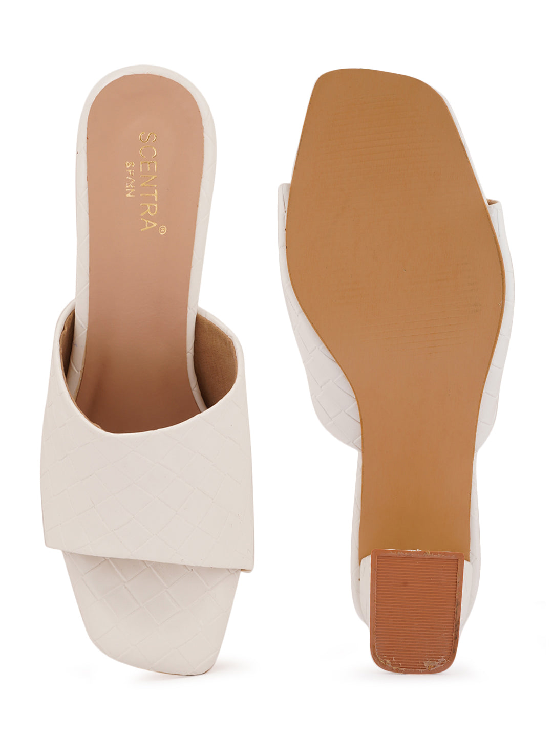 Footwear, Women Footwear, White Sandals