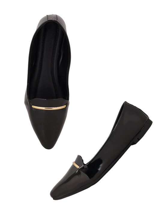 Footwear, Women Footwear, BLACK, Flats