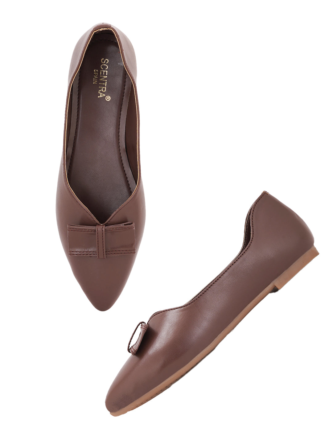 Footwear, Women Footwear, BROWN, Flats