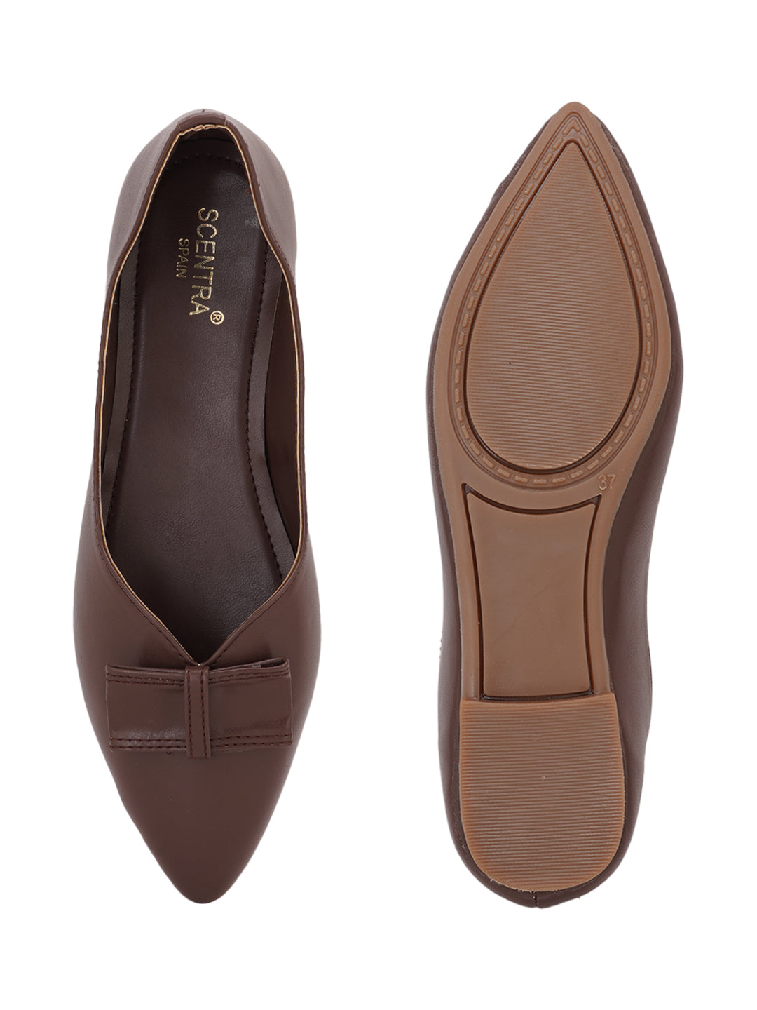 Footwear, Women Footwear, BROWN, Flats