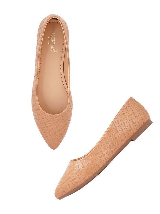 Footwear, Women Footwear, BEIGE, Flats