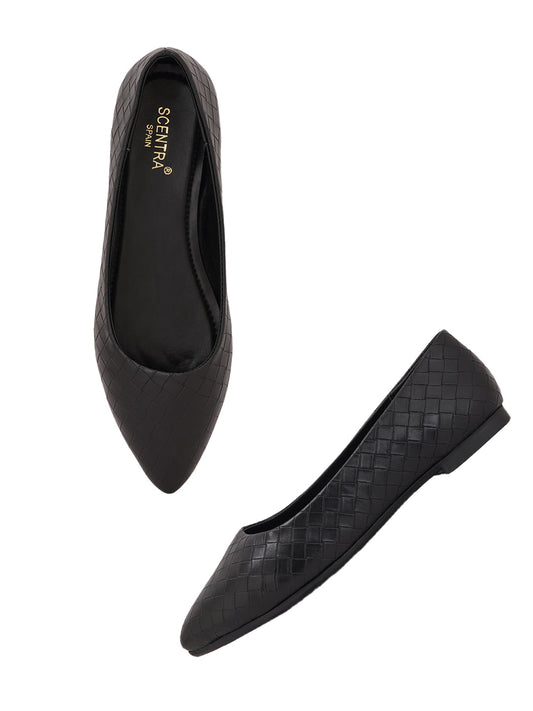 Footwear, Women Footwear, BLACK, Flats