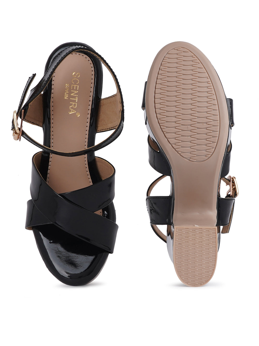 Footwear, Women Footwear, Black Sandals