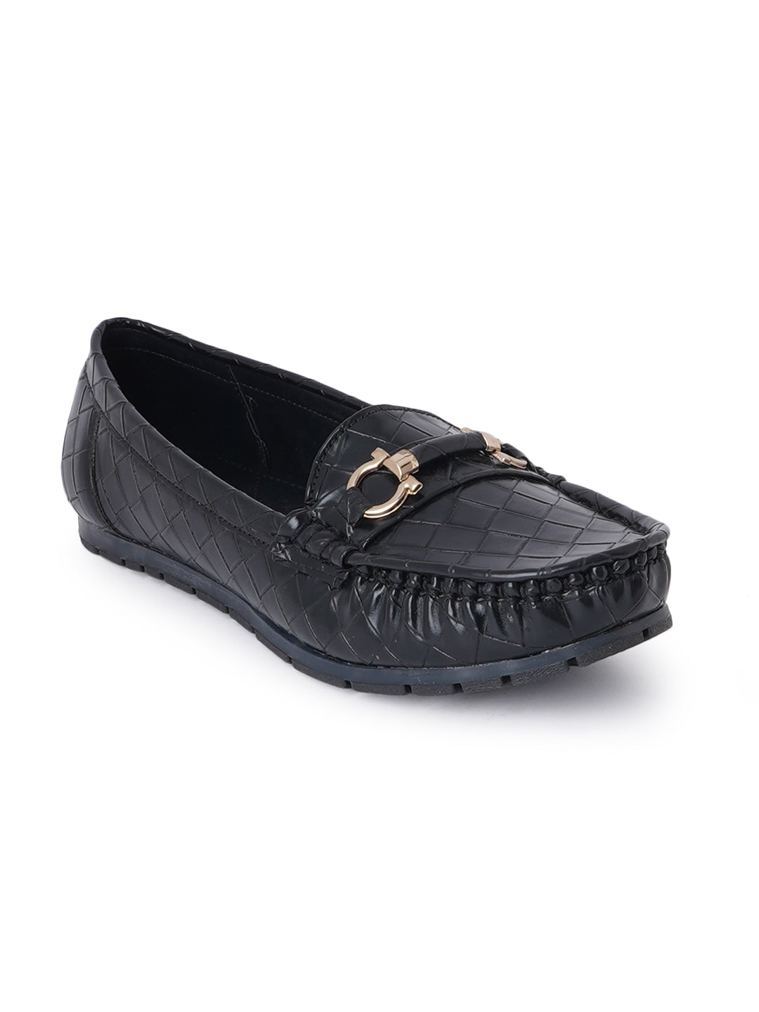 Footwear, Women Footwear, Black Loafers