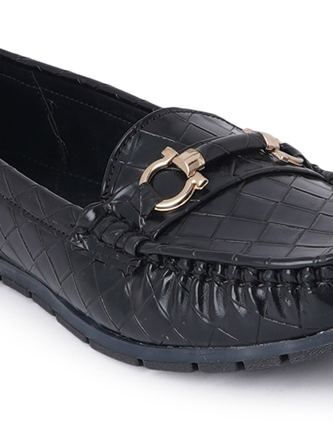 Footwear, Women Footwear, Black Loafers