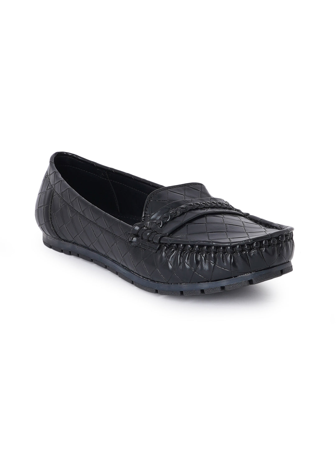 Footwear, Women Footwear, Black Loafers