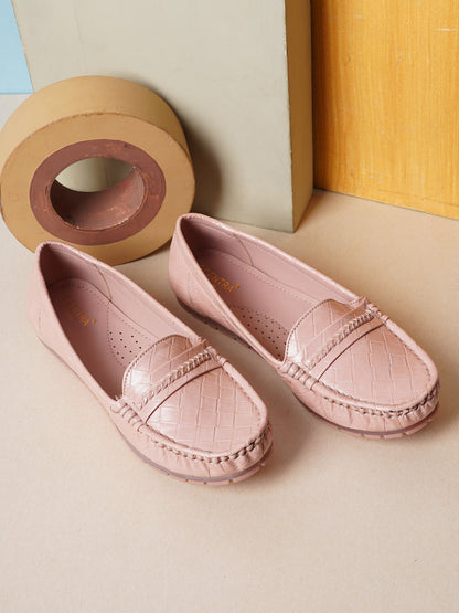 Footwear, Women Footwear, Pink Loafers