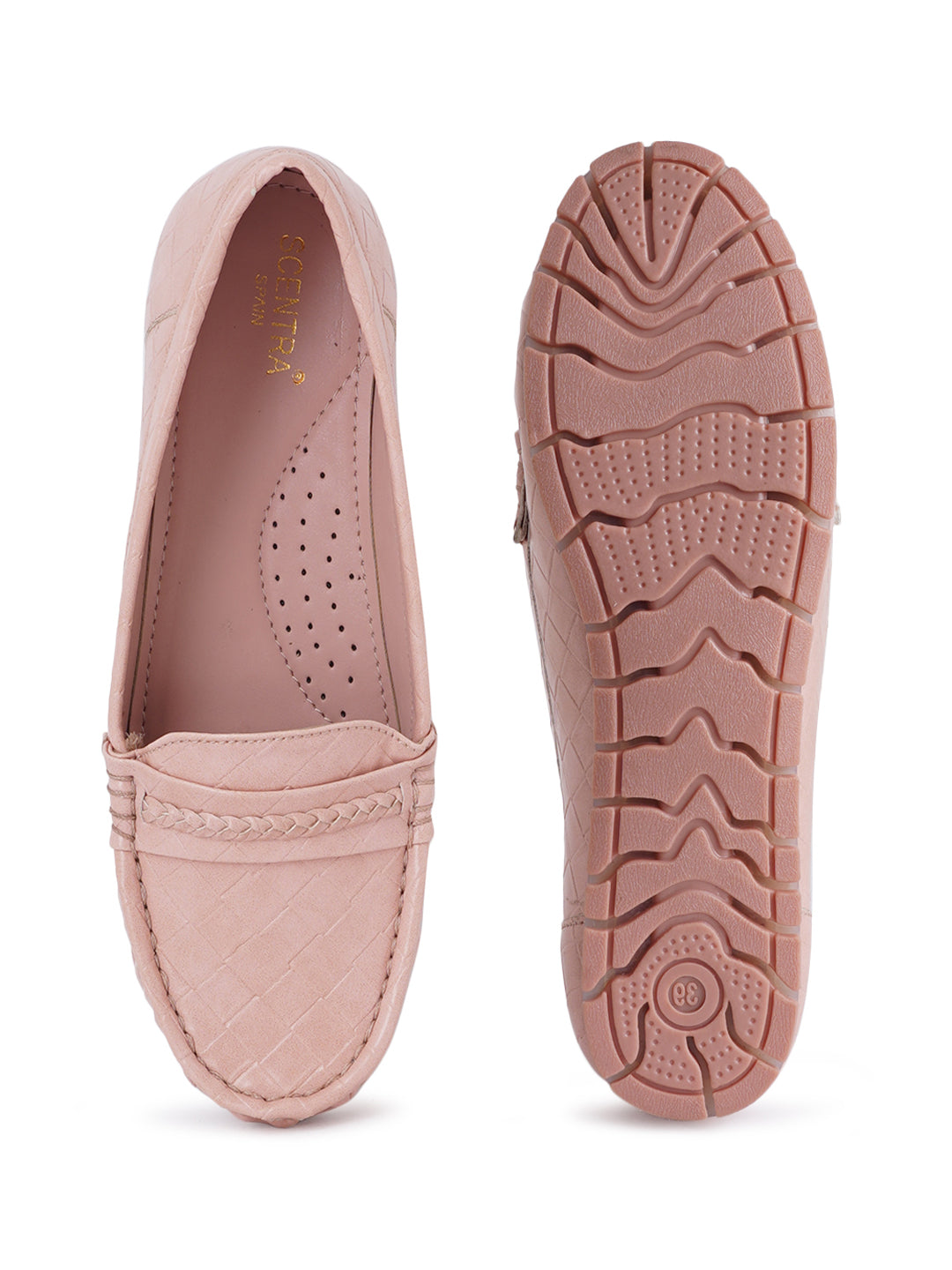 Footwear, Women Footwear, Pink Loafers