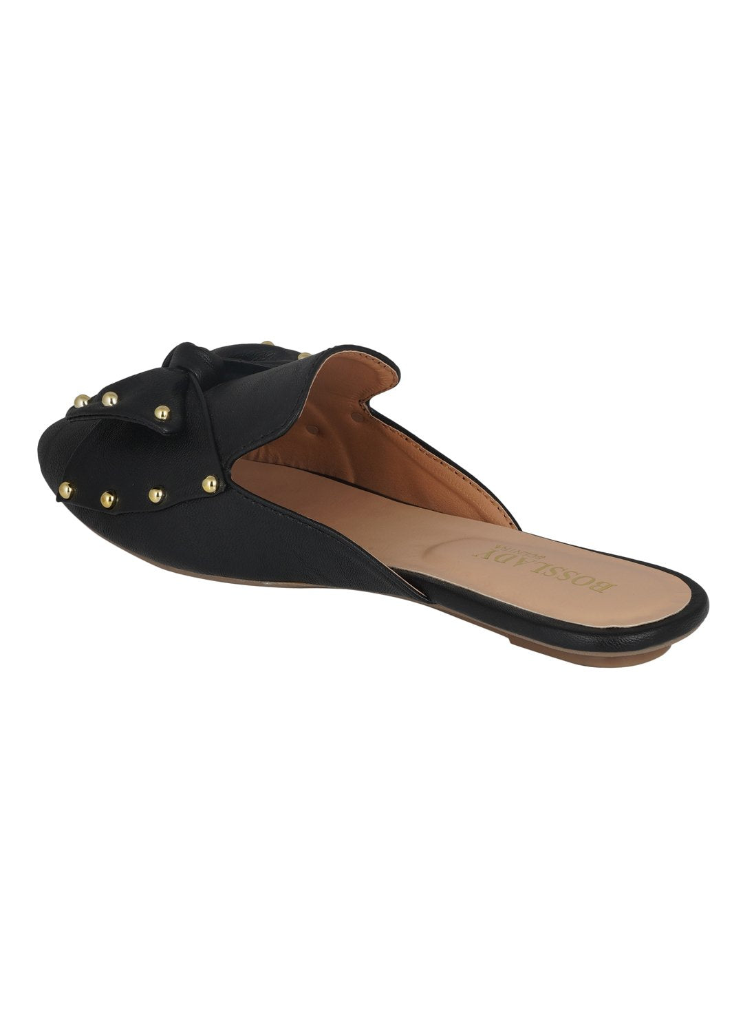 Footwear, Women Footwear, Black Mules