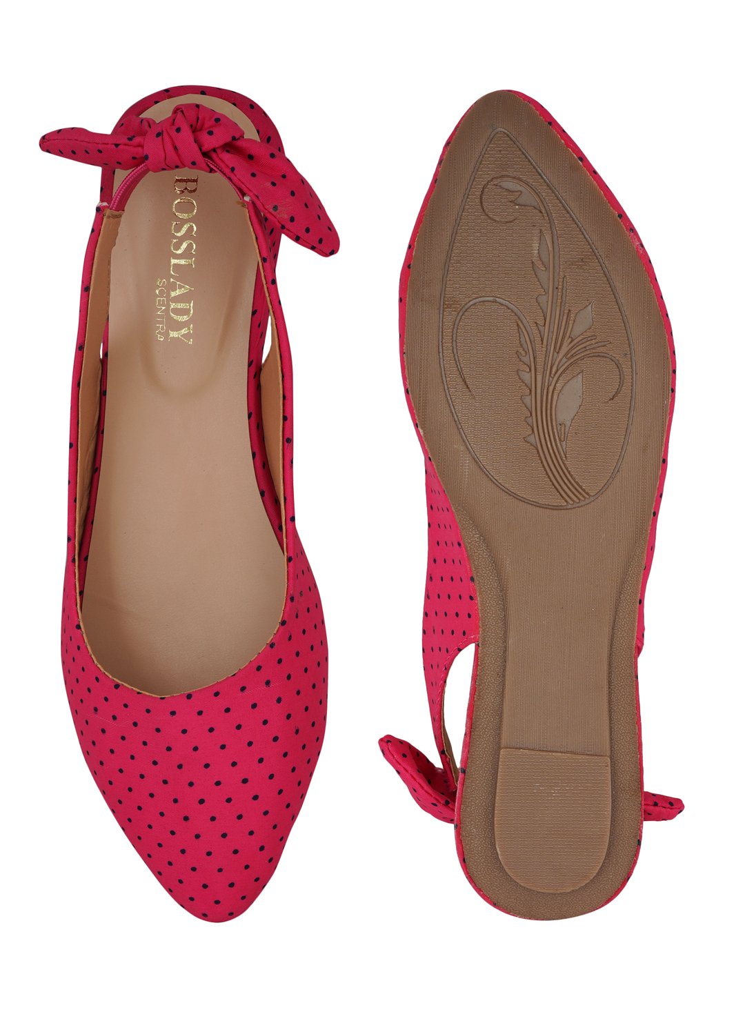 Footwear, Women Footwear, Fuchsia Ballerinas