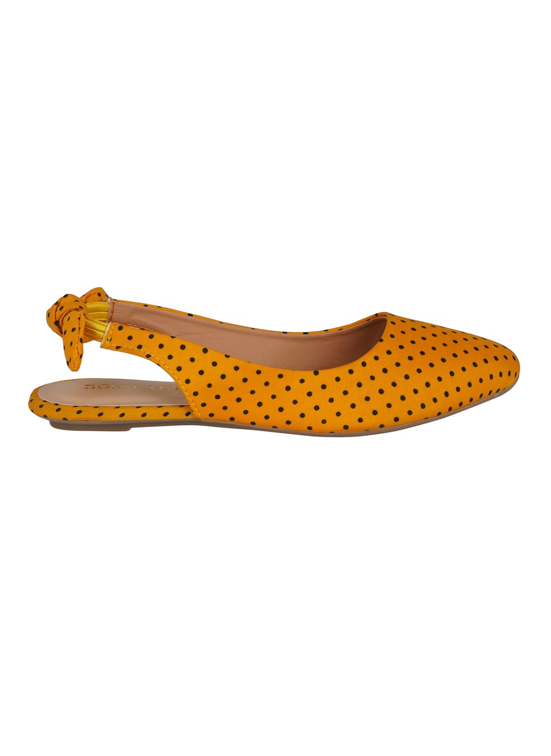 Footwear, Women Footwear, Mustard Ballerinas