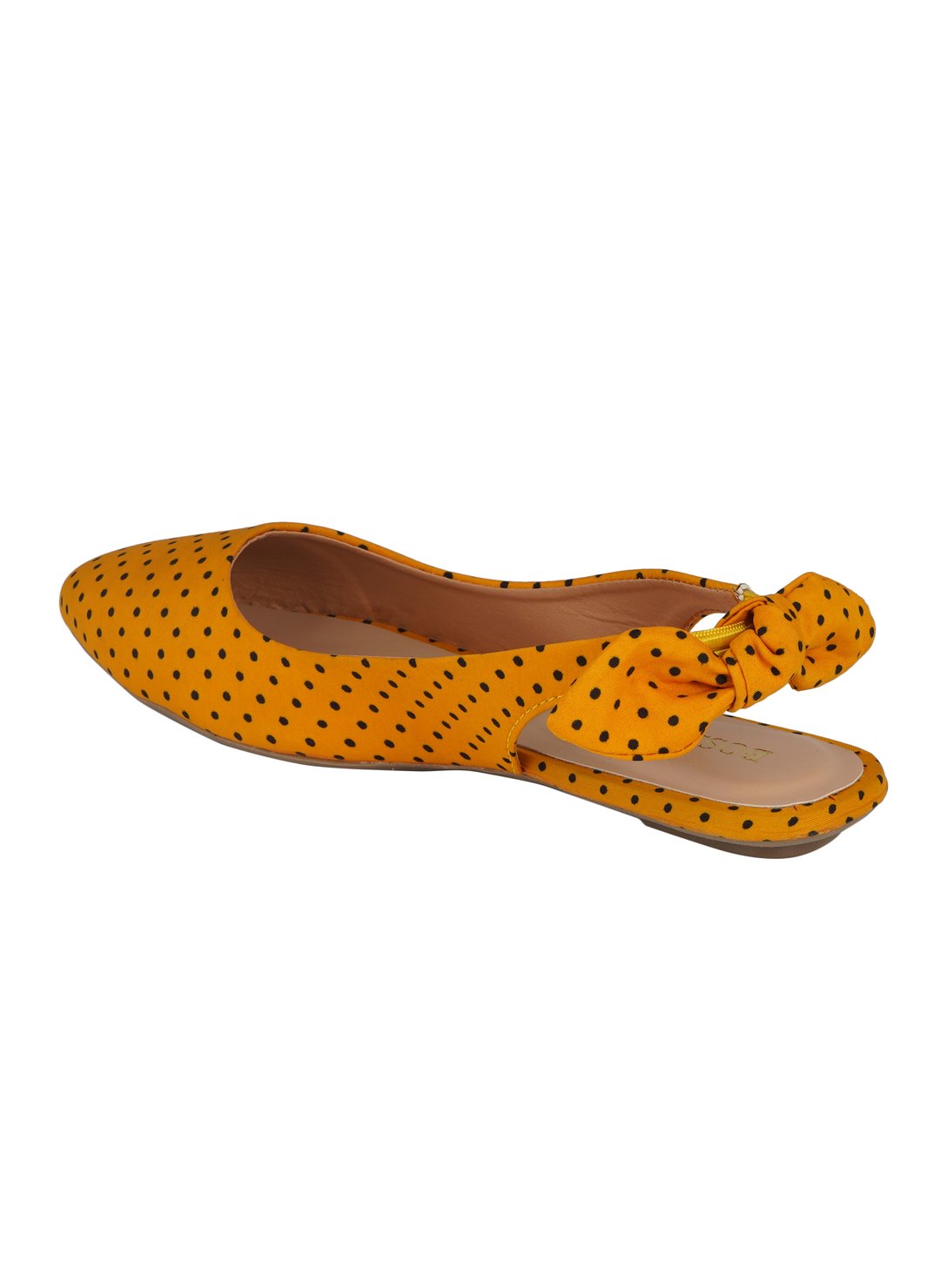 Footwear, Women Footwear, Mustard Ballerinas