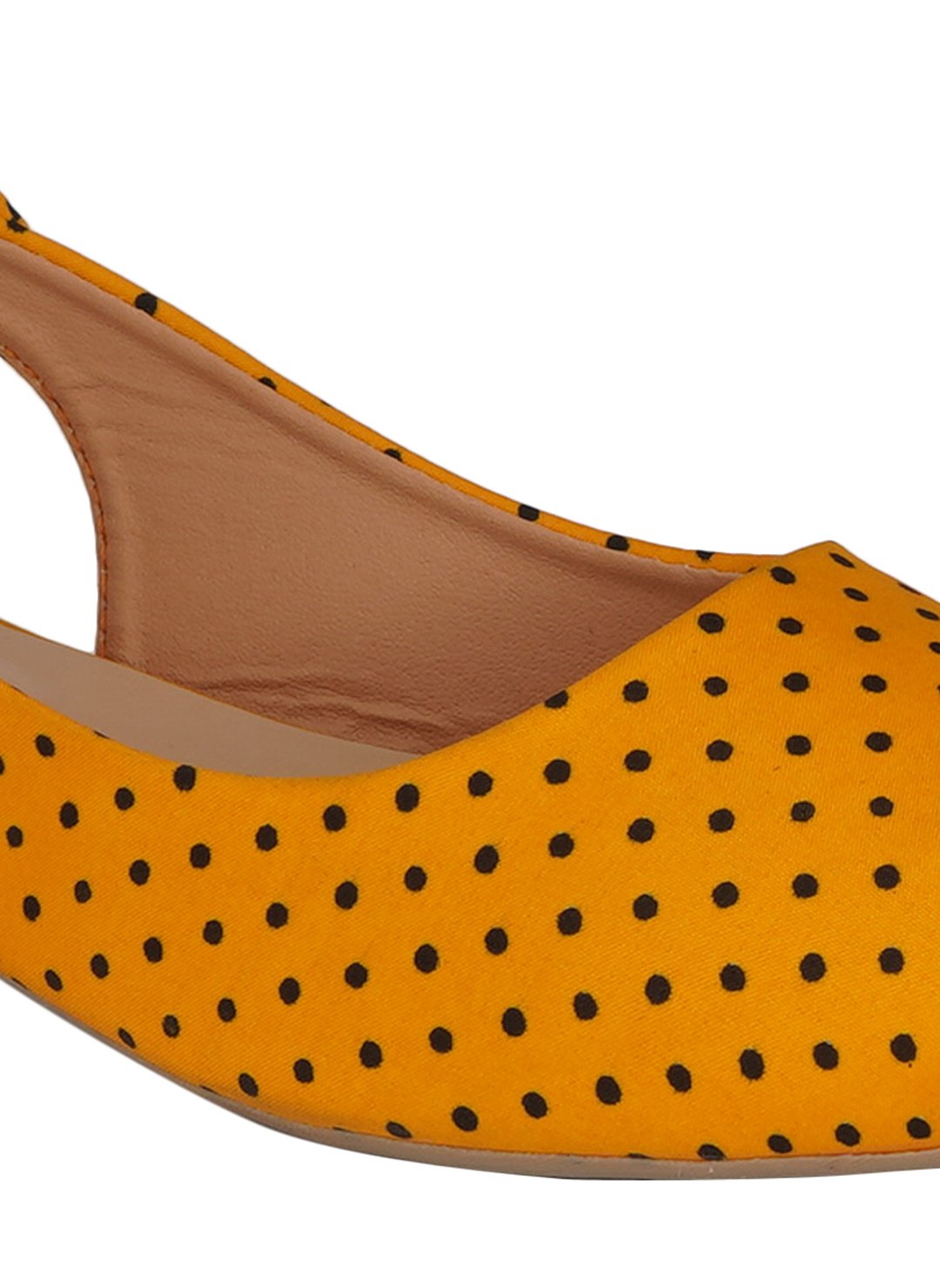 Footwear, Women Footwear, Mustard Ballerinas