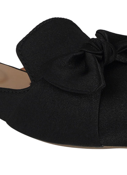 Footwear, Women Footwear, Black Mules