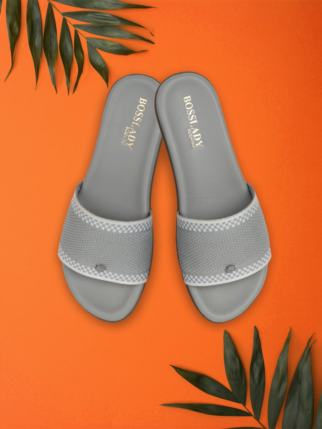 Footwear, Women Footwear, Grey One Toe Flats