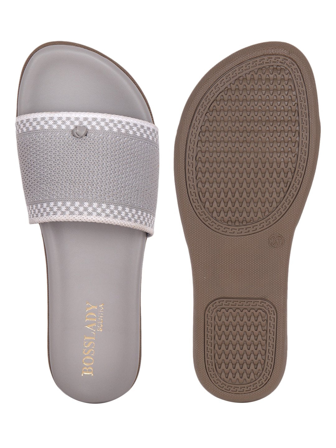 Footwear, Women Footwear, Grey One Toe Flats