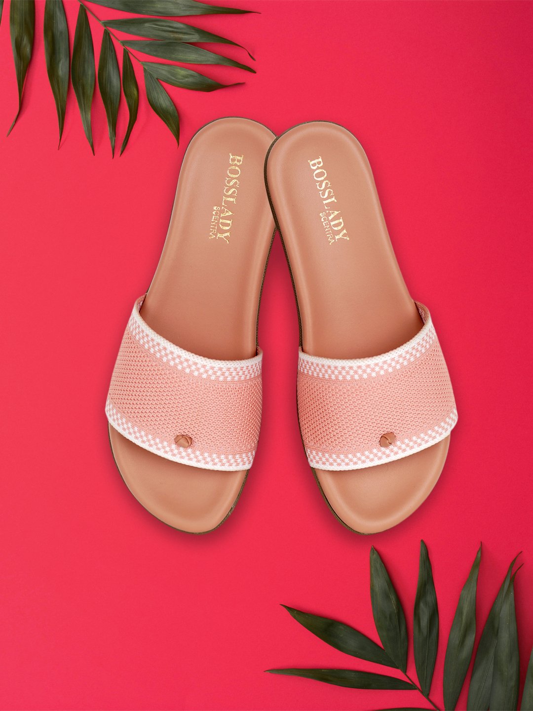 Footwear, Women Footwear, Pink One Toe Flats