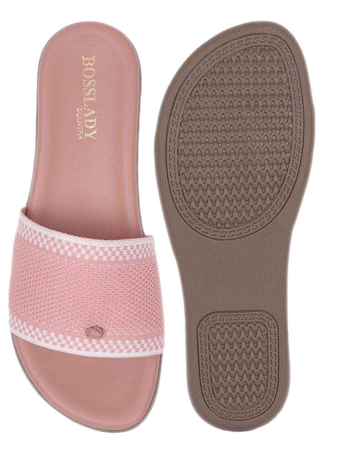 Footwear, Women Footwear, Pink One Toe Flats