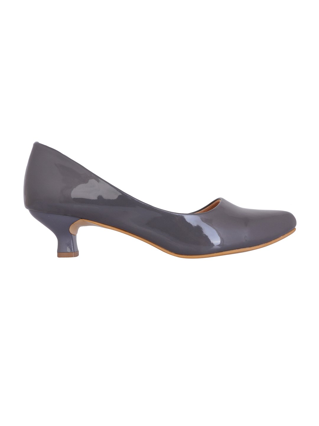 Footwear, Women Footwear, Dark Grey Pumps