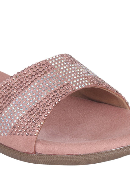 Footwear, Women Footwear, Nude Open Toe Flats