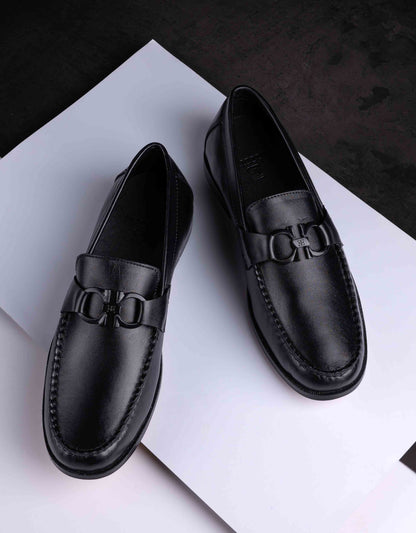 Footwear, Men Footwear, Black Formal Loafers