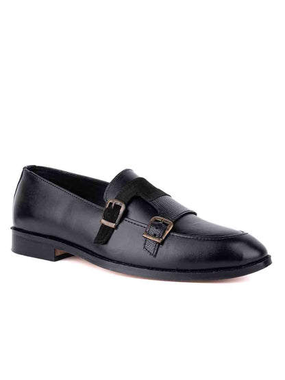 Footwear, Men Footwear, Black Loafers