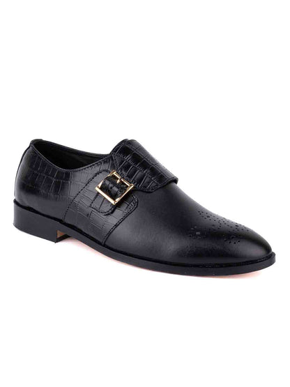  Footwear, Men Footwear, Black Monk