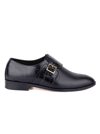  Footwear, Men Footwear, Black Monk