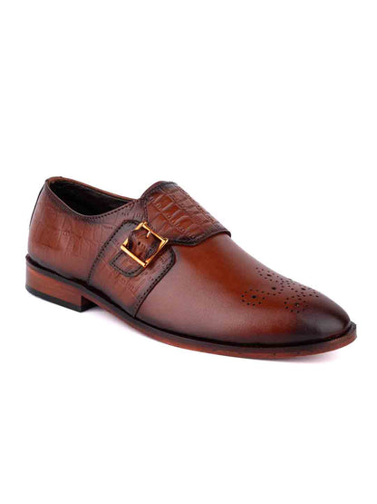  Footwear, Men Footwear, Brown Monk