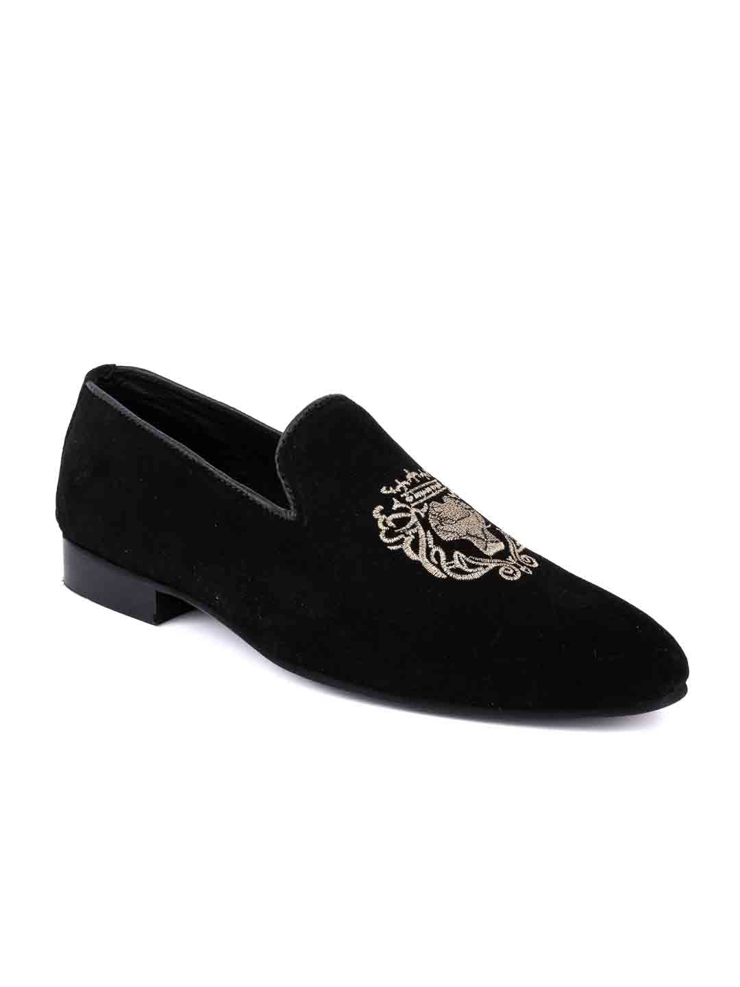  Footwear, Men Footwear, Black Loafers