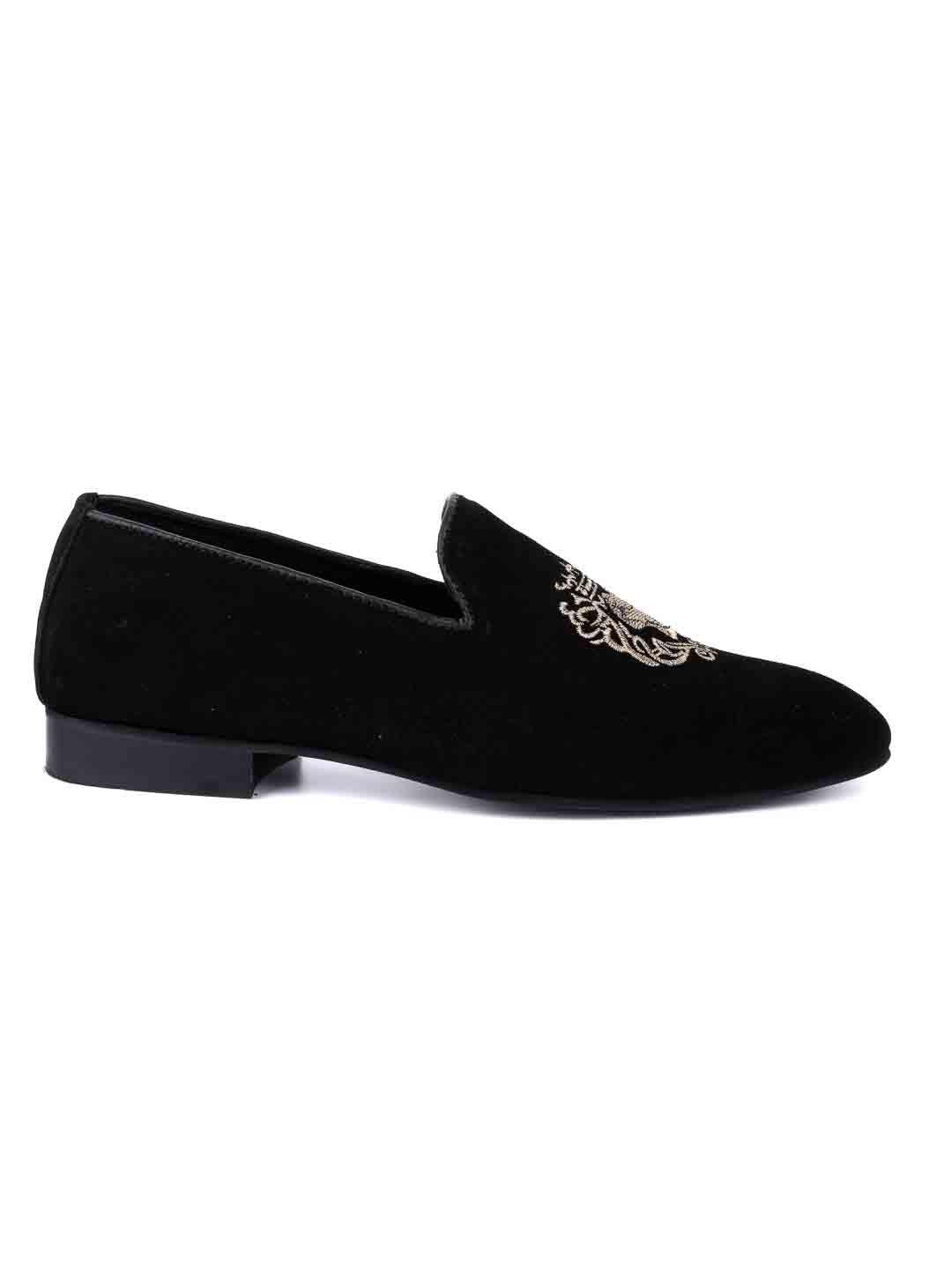  Footwear, Men Footwear, Black Loafers