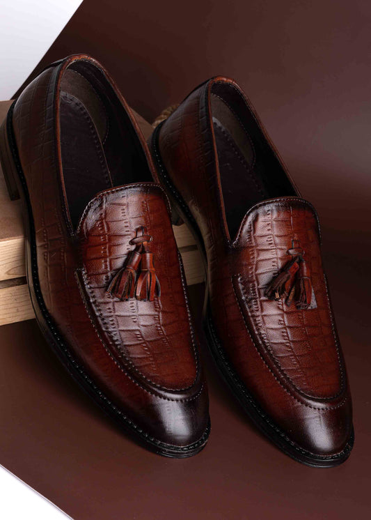  Footwear, Men Footwear, Brown Formal Loafers