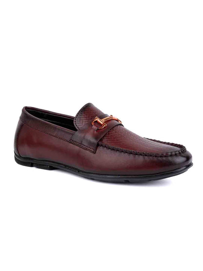 Footwear, Men Footwear, Burgundy Driving Shoes