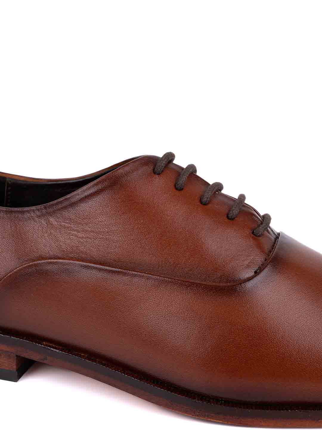 Footwear, Men Footwear, Brown Oxford Formal Shoes