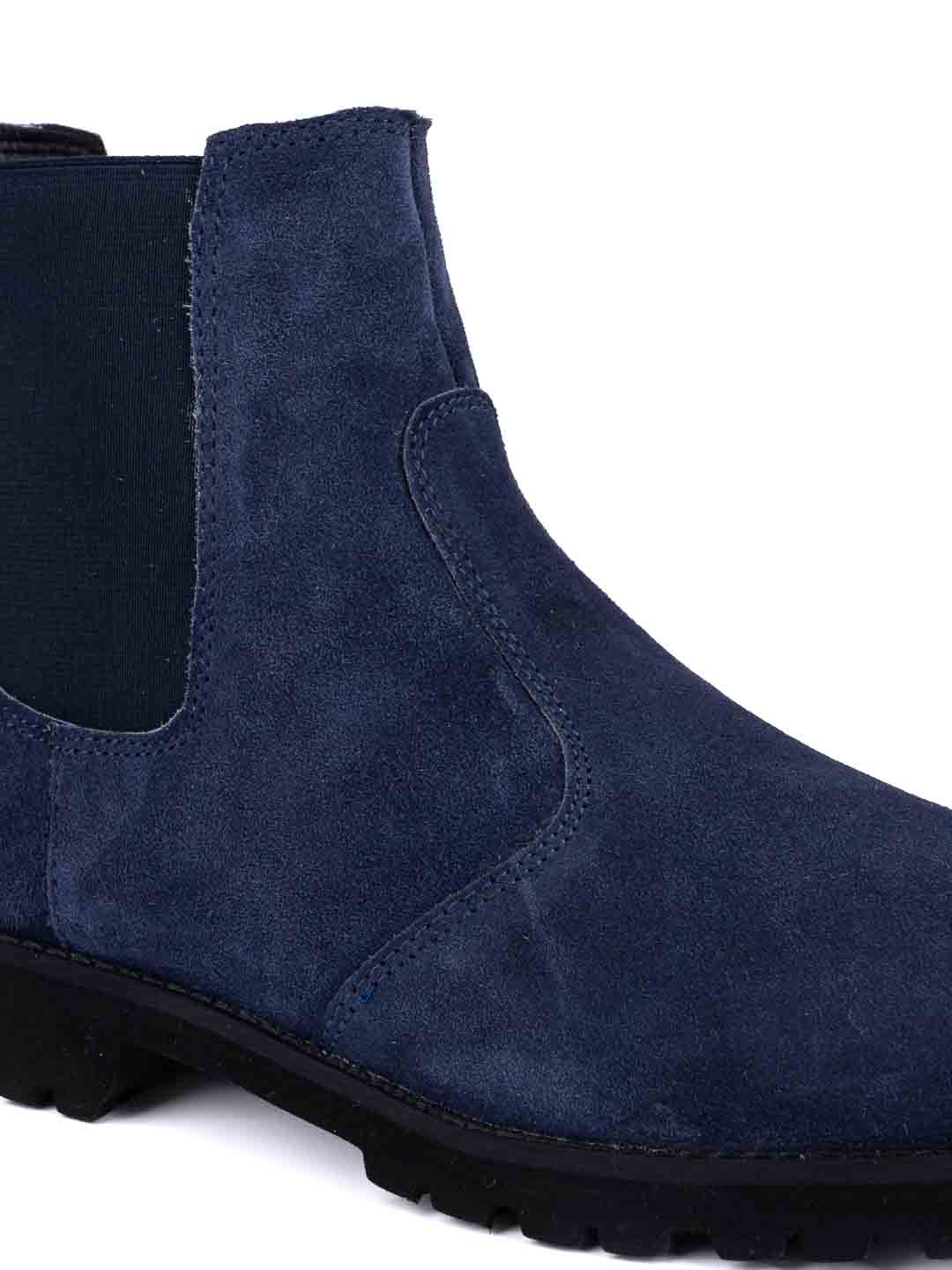 Footwear, Men Footwear, Blue Chelsea Boots