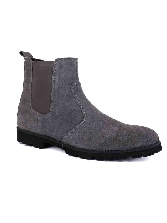 Footwear, Men Footwear, Grey Chelsea Boots