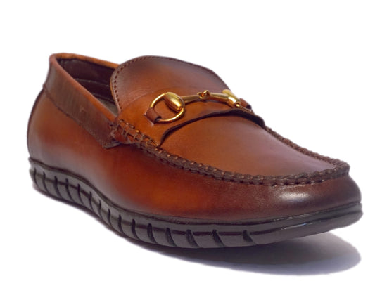 Men Footwear, Tan Loafers