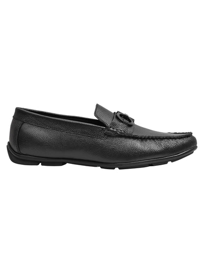 Men Footwear, Black Loafers