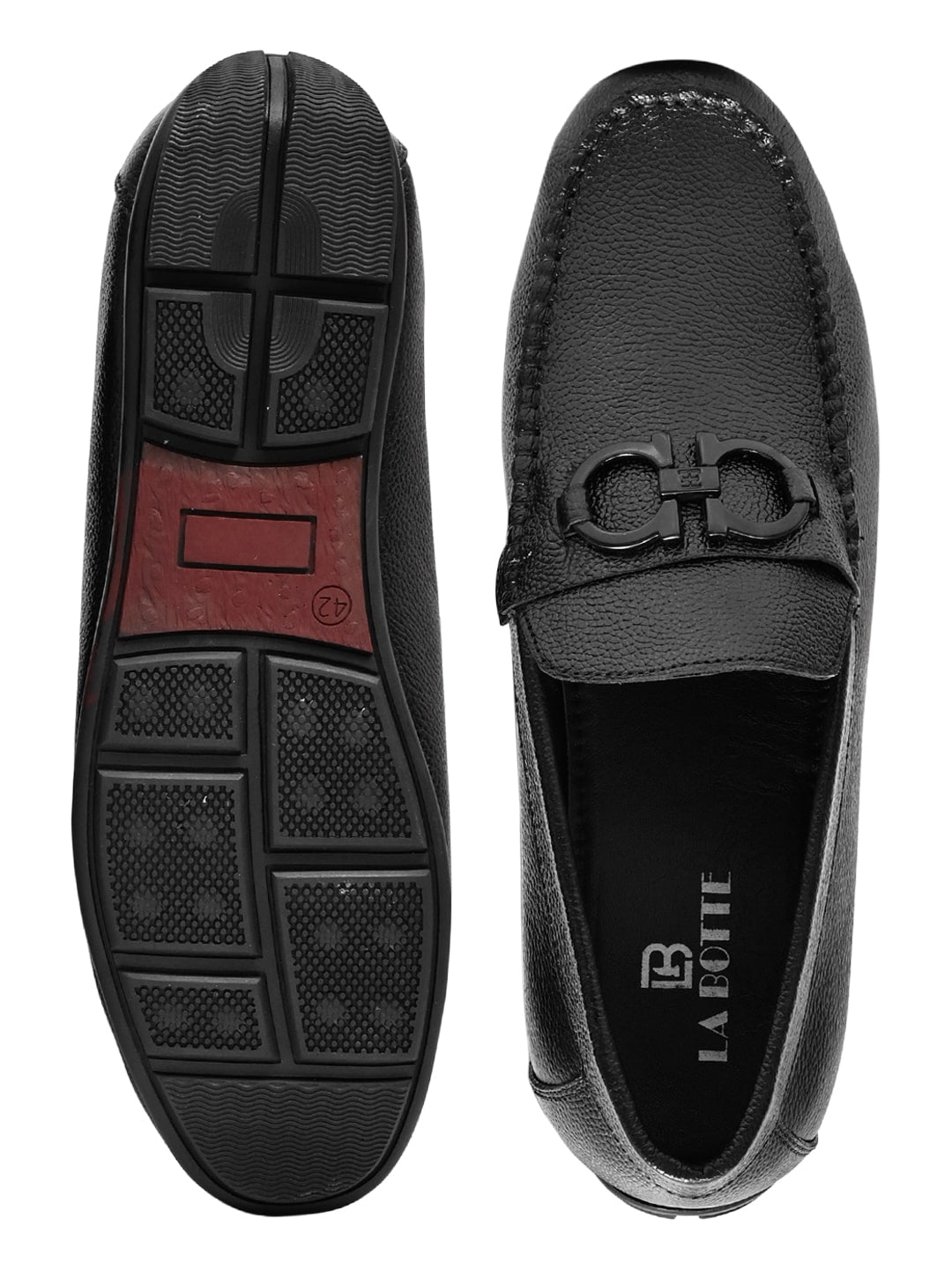 Men Footwear, Black Loafers