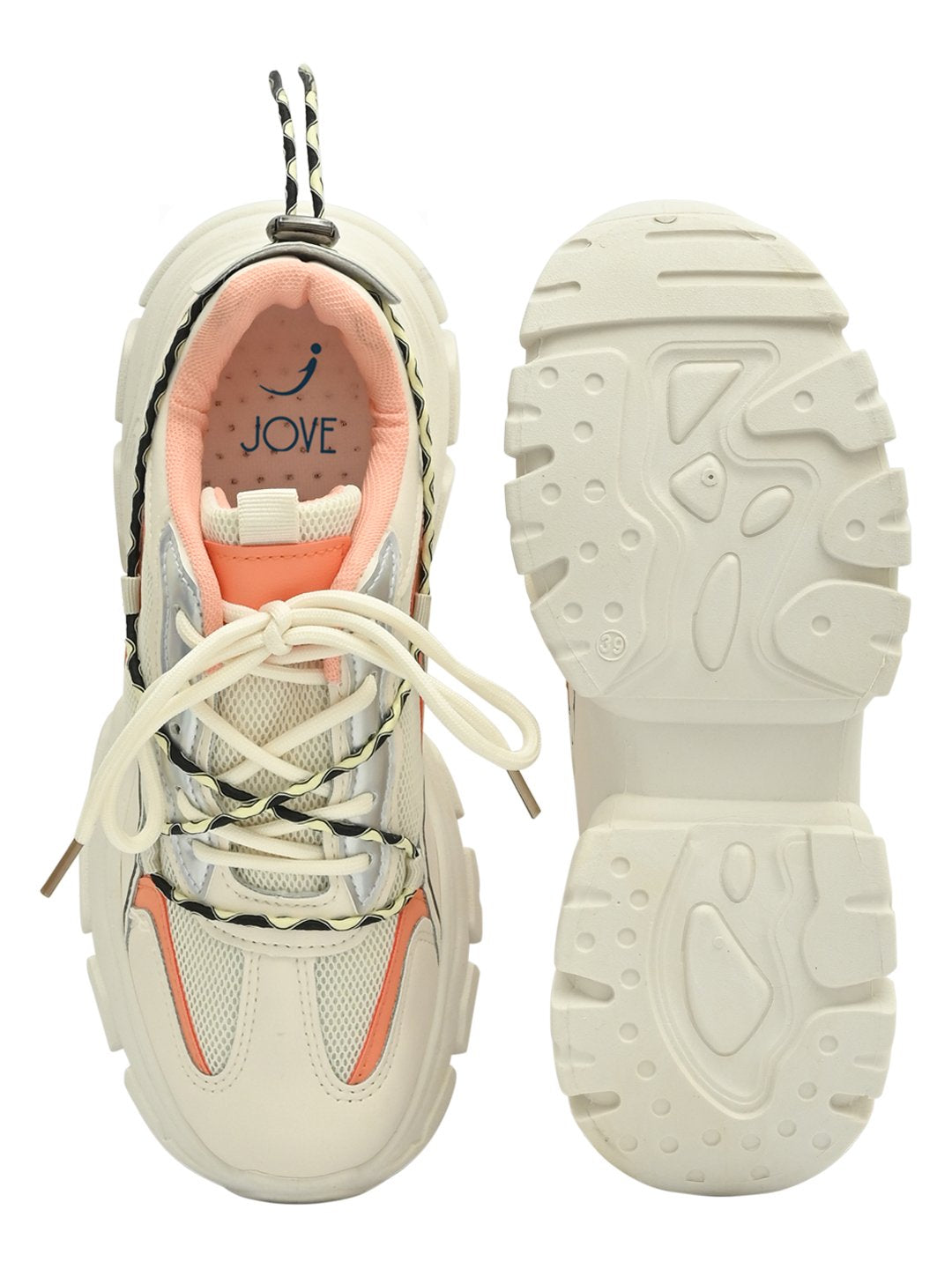 Footwear, Women Footwear, Beige Sneakers