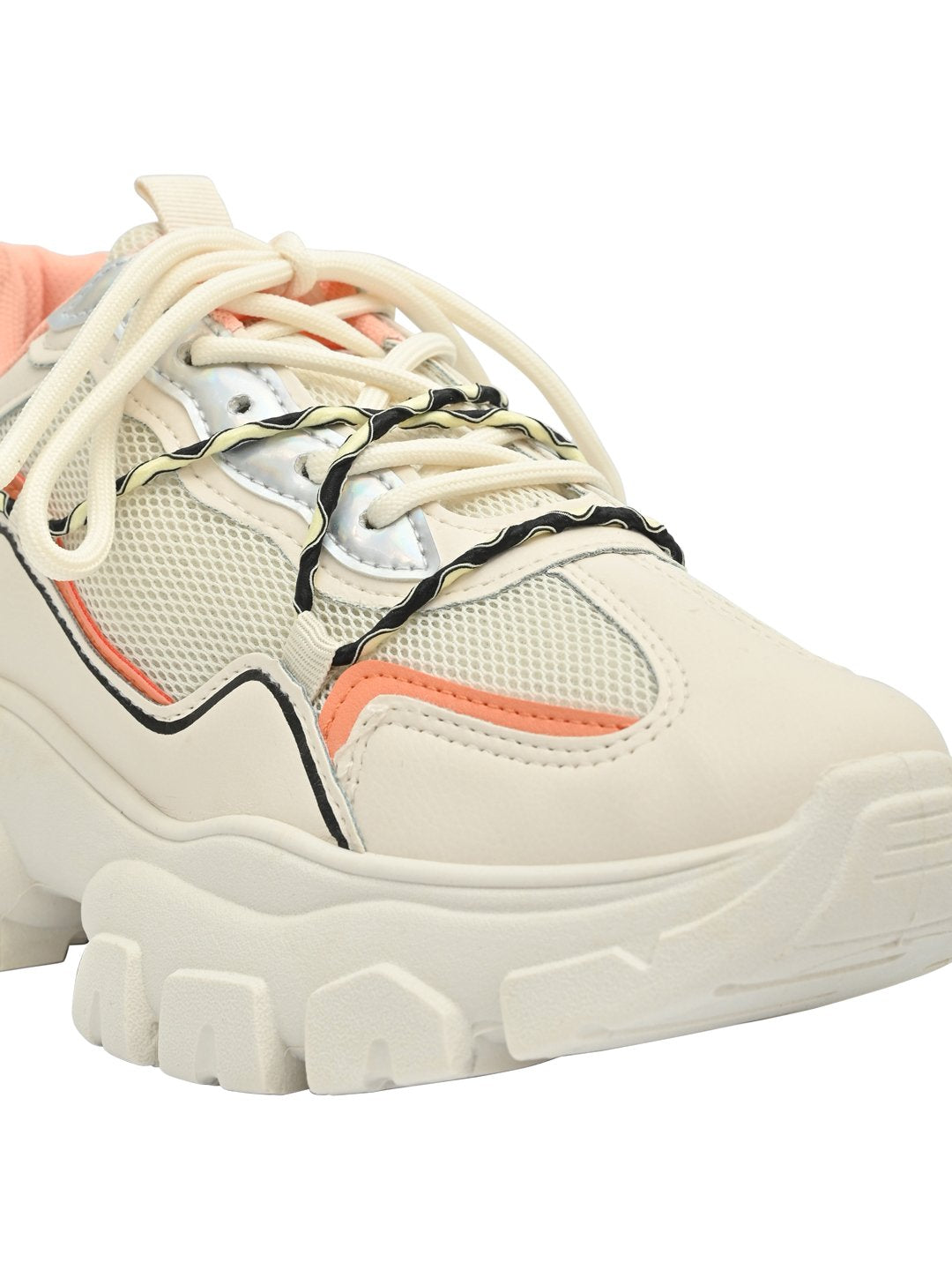 Footwear, Women Footwear, Beige Sneakers