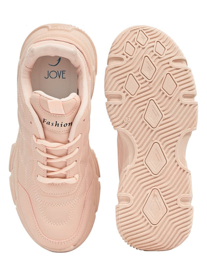 Footwear, Women Footwear, Pink Sneakers