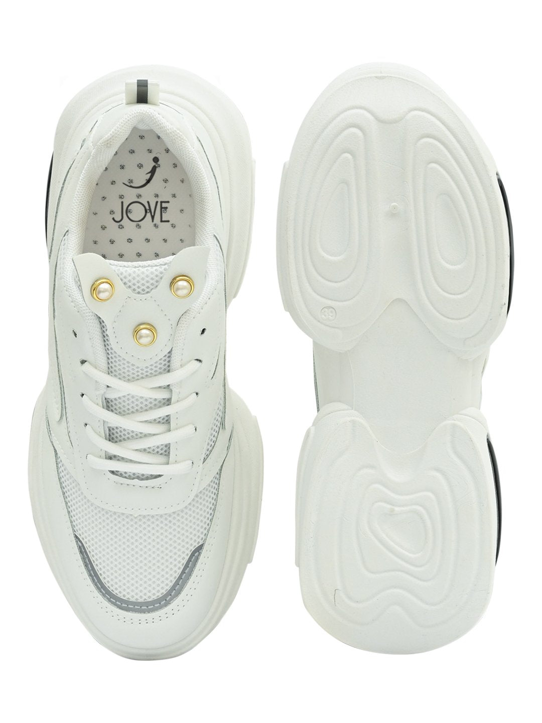 Footwear, Women Footwear, White Sneakers