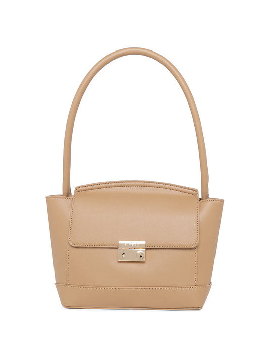 Women Beige Shoulder Bag