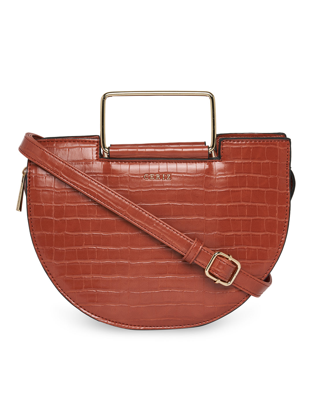 Women Brown Sling Bag