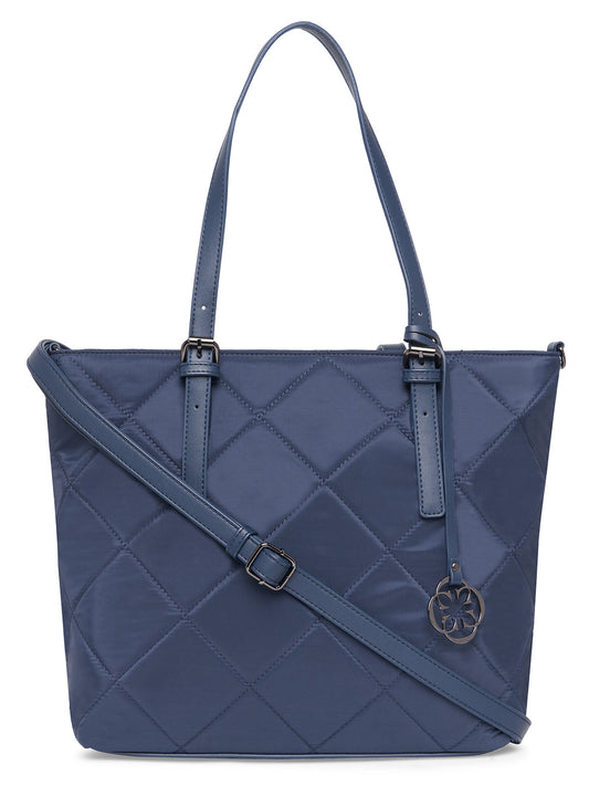 Women Navy Blue Tote Bag