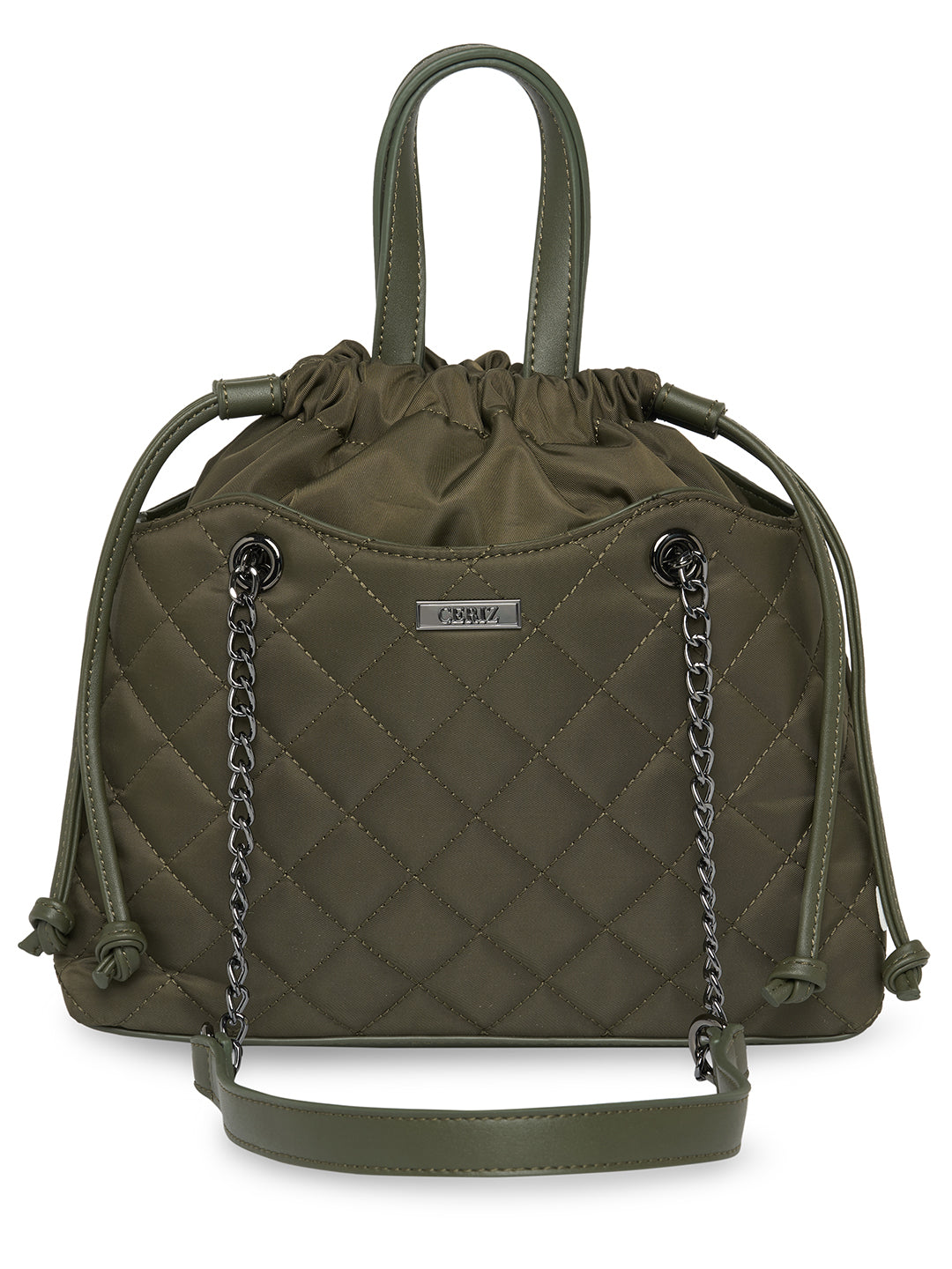 Women Olive Sling Bag