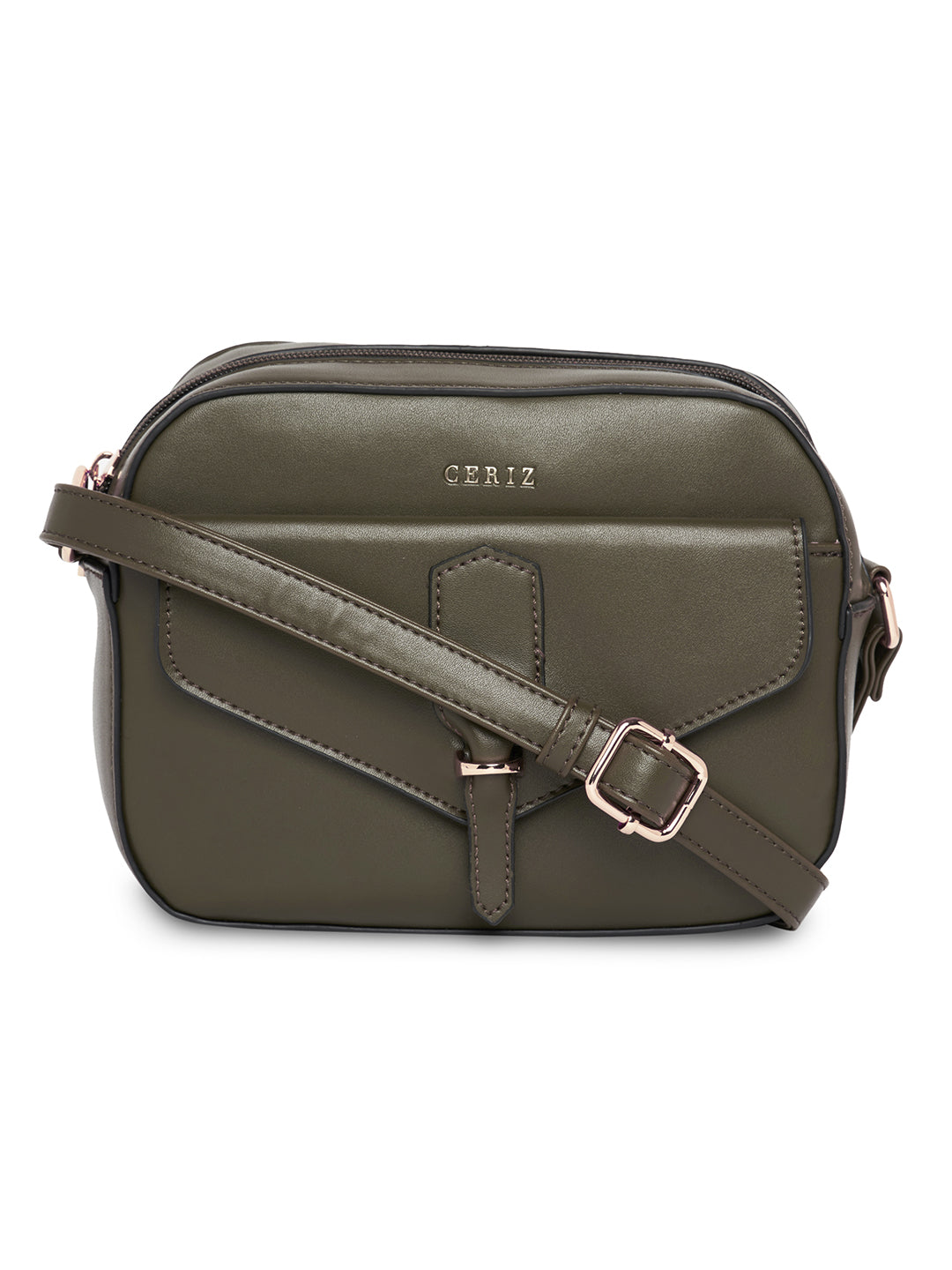 Women Olive Sling Bag