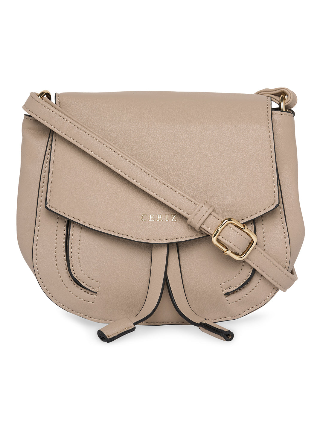 Women Beige Sling Bag