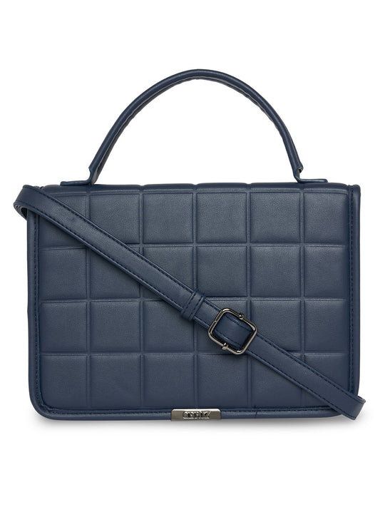 Women Navy Blue Sling Bag